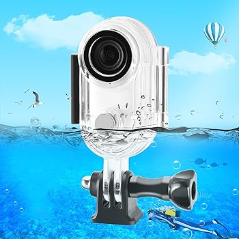 【中古】【未使用】PULUZ Insta360 GO 3用防水ハウジングケース40m 水中ダイビングケース Insta360 GO 3用防水ケース Insta360 GO 3用保護ケージ ダイビング/シュノ