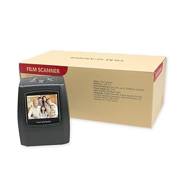 【中古】ベストアンサー フィルムスキャナ モノクロ カラー 写真スキャン ネガスキャナー 35mm 135 500万画素 3600dpi SD保存 USB接続 コマを確認できる|AJIMURA-SHOP