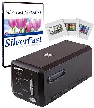 【中古】【未当て嵌める】Plustek OpticFilm 8300i Ai 写真フィルム スキャナ - SilverFast Ai Studio 9 + 殊のほかな IT8 キャリブレーション かっこうの的 (3 横すべり)、35粍