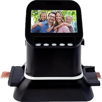 【中古】【未当て嵌める】デジタルフィルムスキャナー、120 写真フィルムスキャナ、4.3inLCD映写幕付き添い人、デュアルワット数、35粍、135、126、127写真フィルム/横すべり/ネガ