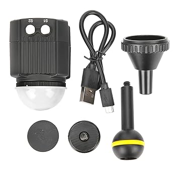 【中古】【未使用】当社の防水ダイビング写真フィルライトで水中写真を強化 - 深さ60M、7500K LEDビデオライトで鮮明で鮮やかなショットを撮影