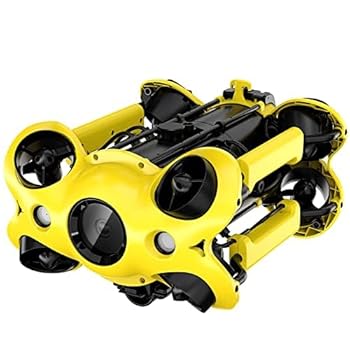 【中古】【未使用】WJW 水中ドローン 水中撮影 100m 4K UHD カメラ付き水中スクーター、1,200 万ピクセルの rc 潜水艦、水中撮影、生放送、救助、探査用のリモート