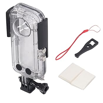 【中古】アクションカメラ防水保護ハウジング、水中ダイビング保護シェル、カメラ保護用写真ハウジングダイビングケース