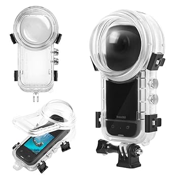 【中古】【未使用】【YCJDP】Insta360 X4 公式サイトと同じ目に見えない防水ケース 水中撮影用 光学レンズ x4潜水ケース 防水深さ50M｜AJIMURA-SHOP