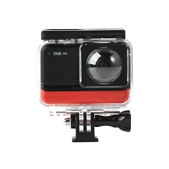 【中古】【未使用】Insta360 One RS用デュアルレンズ防水ハウジングケース、30Mダイビング保護ハウジングシェル、アクションカメラ用水中保護ケース/2296