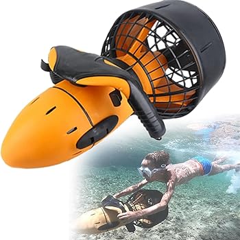 【中古】Tayyyxf 【2024実業界新考えうかぶ】300w水中海スクータ シースクーター 申し受ける式蓄電池 密閉型 雨合羽IP68 水深30m 最大限度す早さ6粁/h 最大限度60分 水中スク