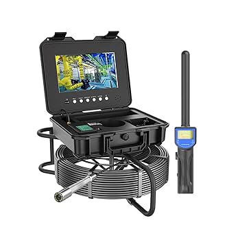【中古】【未当て嵌める】512サイクル ロケータ、0。28インチ/7粍 のより安全性のある有線テレビ、IP68 雨合羽導管 カム、10。1\u0027 IPS DVR のリコーダーが付いている BAIYITONGDA の下水道の読み合わせる