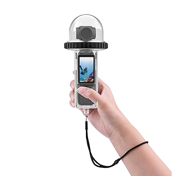 【中古】【未使用】LICHIFIT DJI Osmo Pocket 3用防水ケース ハウジングケース 拡張マウント付き ダイビング保護カバー 保護シェル 40M水深ダイビング対応 アクショ
