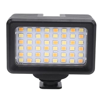 【中古】【未使用】40m水中ダイビングLEDビデオライト、2500K~9000K、ポータブルスポーツカメラ照明。