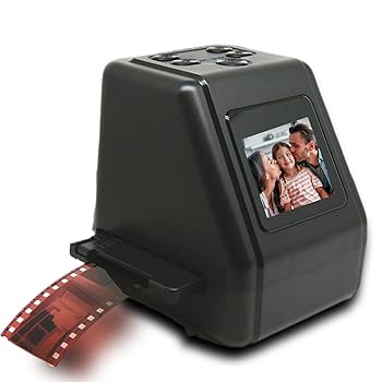 【中古】【未使用】フィルムとスライドスキャナー ネガースキャナー 12MP スライドフィルムビューア 2インチLCDスクリーン付き 135 126 110枚のフィルムスライドを