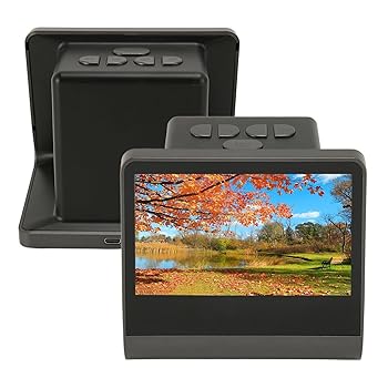 【中古】デジタル フィルム スライド スキャナー、135 フィルム 126KPK 110 フィルム、Super8 スライドを 48MP JPEG 写真に変換 スキャナー (米国の規制)
