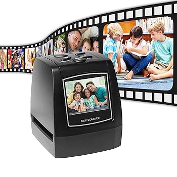【中古】【未使用】デジタルフィルム&スライドスキャナー、2.36インチLCDスクリーン48MPフィルムスキャナー、35mm/135mmカラーブラックホワイトポジ、ネガ、スライ