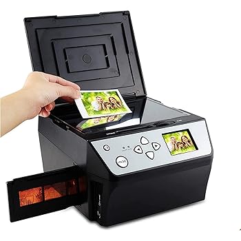 【中古】フィルム&スライドスキャナー、HD 22MPデジタルJPGファイル、135フィルム/35mmスライド/110フィルム名刺をJPGデジタル写真に変換