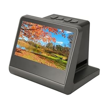 【中古】【未使用】Swagell デジタル フィルム スライド スキャナー 48MP ブラック ABS 135mm 110 126 および Super 8 フィルム スライド ネガを 48MP JPEG に変換
