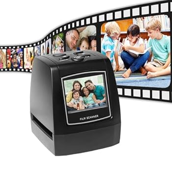 【中古】ポータブルネガフィルムスキャナー、35粍/135粍スライドフィルムコンバーター活動写真デジタルすがた絵ビューアースキャナ、走査した横すべり、フ