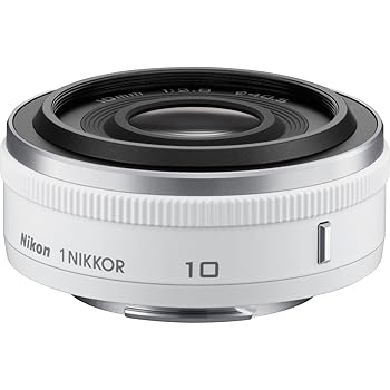 【中古】【未使用】Nikon 1 NIKKOR 10mm f/2.8 Lens (White)