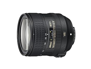 【中古】Nikon AF-S NIKKOR 24-85粍 f/3.5-4.5G ED VR - 写真機水晶体(判定基準望遠レンズ、一眼二眼レフ、16/11、オート/ハウツー物、3.5-4.5、24-85粍) 黒いこと