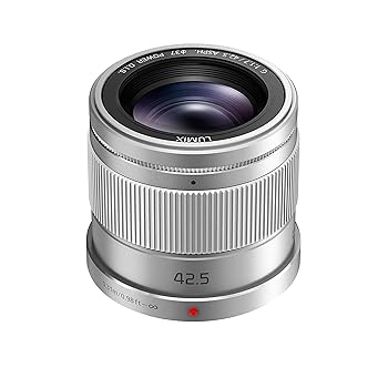 【中古】【未当て嵌める】Panasonic Lumix DMC - G 42,5 MM f1.7 OISしろがね色、h-hs043e-s