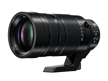 【中古】【未当て嵌める】Panasonic LUMIX H-RS100400E 100-400粍 Leica DG Vario-Elmar水晶体 - 黒いこと。