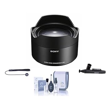 【中古】【未使用】Sony Ultra Wide Conversion Lens for FE 28 mm f2 ? Bundle with Lenspenレンズクリーナー、クリーニングキット、Capleash II