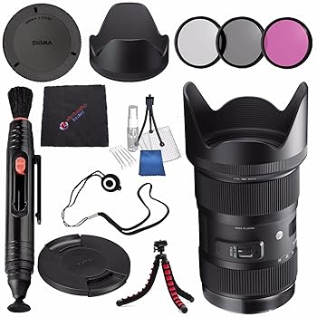 【中古】【未使用】Sigma (シグマ) 18-35mm f/1.8 DC HSM アートレンズ Nikon F #210306用 + 72mm フィルター3点キット + レンズペンクリーナー + マイクロファイバ