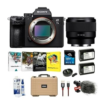 【中古】【未当てはめる】ソニー 銀鏡受け答え一眼写真機 a7 III フルフレームセット(a7III上半身 + SEL50F18F水晶体書き割り)