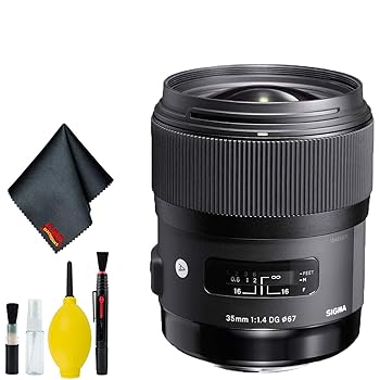 【中古】【未使用】Sigma (シグマ) 35mm f/1.4 DG HSM アートレンズ Canon EFマウント用 (USA) 標準バンドル V2 6AVEデラックスカメラレンズクリーニングキット付き 178,241円
