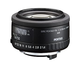 【中古】【未使用】smc PENTAX-FA 50mmF1.4 クラシック、シングルフォーカス、Kマウントデジタル一眼レフカメラ用の標準レンズ。