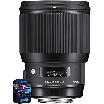 【中古】Sigma 321956 85mm F1.4 DG HSM Art フルフレームセンサーレンズ シグマ用 7年間のCPS強化保護パック付き