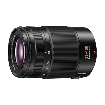 【中古】【未使用】Panasonic LUMIX マイクロフォーサーズカメラレンズ、Leica DG Vario-ELMARIT 35-100mm / F2.8 / Power O.I.S. - H-ES35100。