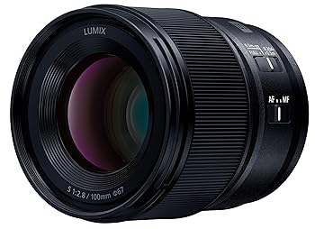 【中古】【未使用】パナソニック(Panasonic) 中望遠単焦点レンズ フルサイズミラーレス一眼 マクロ撮影からポートレート撮影 ルミックス LUMIX S 100mm F2.8 ブラッ｜AJIMURA-SHOP 146,400円
