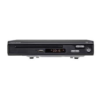 グリーンハウス コンパクトデザインのHDMI対応DVDプレーヤー HDMIケーブル付属モデル ブラック GH-DVP1D-BK qqffhab Amazon | グリーンハウス コンパクトデザインのHDMI対応DVD