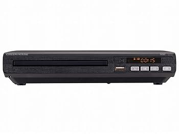 グリーンハウス コンパクトデザインのHDMI対応DVDプレーヤー HDMIケーブル付属モデル ブラック GH-DVP1D-BK qqffhab Amazon | グリーンハウス コンパクトデザインのHDMI対応DVD