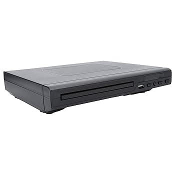 【中古】【未使用】家庭用DVDプレーヤー、耐久性のあるDVDプレーヤー、オフィス向け使いやすいホームブラック