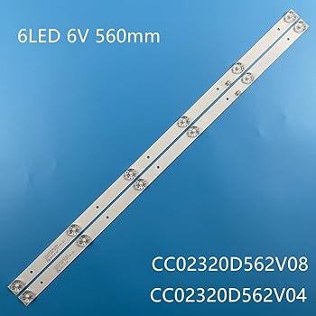 【中古】【未使用】TV交換部品- LEDバックライト AMCV LE-32ZTHS21 LE-32ZTH07 Akira 32led0と互換性があります1T2M CC02320D562V04 32インチストリップ用 LE-8822A｜AJIMURA-SHOP