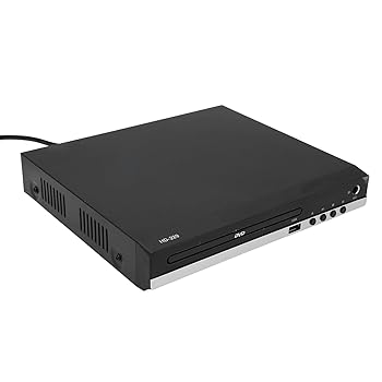 【中古】コンパクト DVD プレーヤー、家庭用 DVD CD プレーヤー HD マルチメディア インターフェイス TV (米国プラグ)