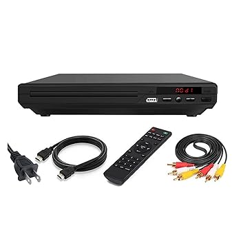 【中古】【未使用】カーラジオDVDCDプレーヤー ホームミニ DVDプレーヤー DVDディスクプレーヤー テレビと hav.出力ケーブルは108を含んでいます0p USB.入力 車載MP