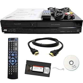 【中古】【未当て嵌める】JVC VHS - ヴィデオディスクリコーダー VCRジャズバンド 遠隔操作 HDMI付き添い人