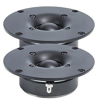 【中古】【未当て嵌める】4 in 8 オーム 60 ワット 104 粍 HiFi Hifi 地絹布ドームツイーター サウンドホームサウンドシステム