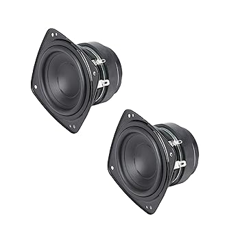 【中古】【未使用】1 ペア 3 インチ防水フルレンジ音楽スピーカー 81 ミリメートル 4 オーム 25 ワットサウンドアンプ拡声器スピーカー
