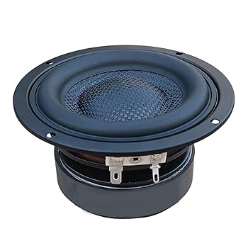 【中古】プロフェッショナル 4 インチサブウーファースピーカー 40 ワット高感度低音サウンドコンポーネントグラスファイバーウーファー品質サウンド