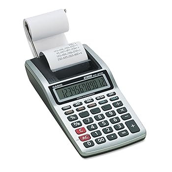 【中古】【未当て嵌める】カシオ 印刷機計算器 ハンデ手合い 12桁 HR-8TM-GY-N
