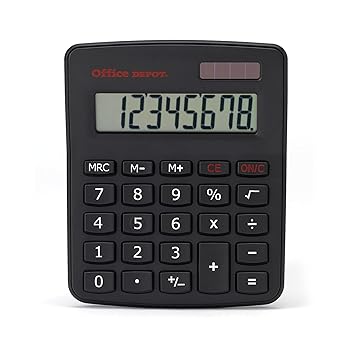 【中古】Office Depot OD02M 標準デスクトップ電卓 OD02M｜AJIMURA-SHOP