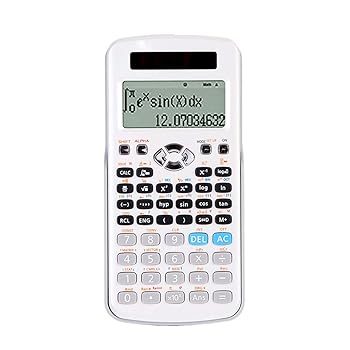 【中古】デスクトップ電卓 科学計算機ソリューション方程式行列統計計算複素関数多機能計算機 正確な計算 (Color : White)