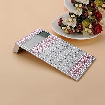 【中古】【未使用】電子計算機 クリスタルキー電卓音声大画面オフィスファイナンス電卓クリエイティブキー電卓、毎日および基本的なオフィス用ハンドヘルド 学校 小|AJIMURA-SHOP