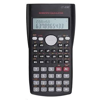 【中古】電卓 ポータブル二行表示関数電卓ハンドヘルド多機能デジタル電卓 ビジネス電卓 (Color : Black, Size : One size)|AJIMURA-SHOP