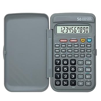 【中古】【未使用】電卓 56小中学校生徒統計三角関数電卓 テンキー 事務用品 オフィス用品 仕事用|AJIMURA-SHOP