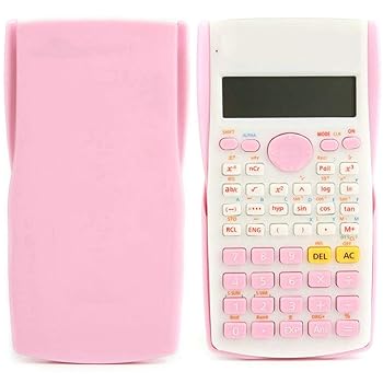 【中古】電卓 学生多機能科学関数電卓 テンキー 事務用品 オフィス用品 仕事用 (Color : Pink)|AJIMURA-SHOP