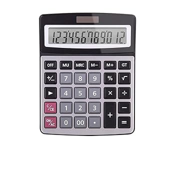 【中古】【未当て嵌める】勉強机とっ始め計算器 事務所会計業務計算器12ビット見せびらかす図案化大画面デュアルパワーソーラー計算器 判然たるな数えること その他-日用品雑貨・文房具・手芸