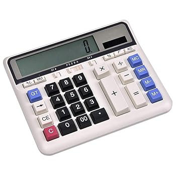 【中古】【未使用】デスクトップ電卓 ソーラー電卓大型ボタン電卓オフィスビジネス多機能大画面12デジタル表示電卓 正確な計算｜AJIMURA-SHOP 7,567円